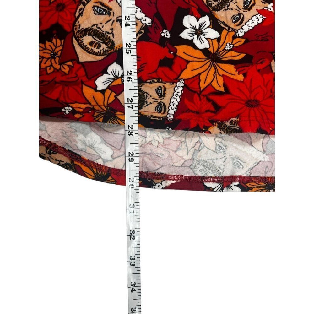 LulaRoe Women's Warm Floral Holiday Classic T - Picture 5 of 6